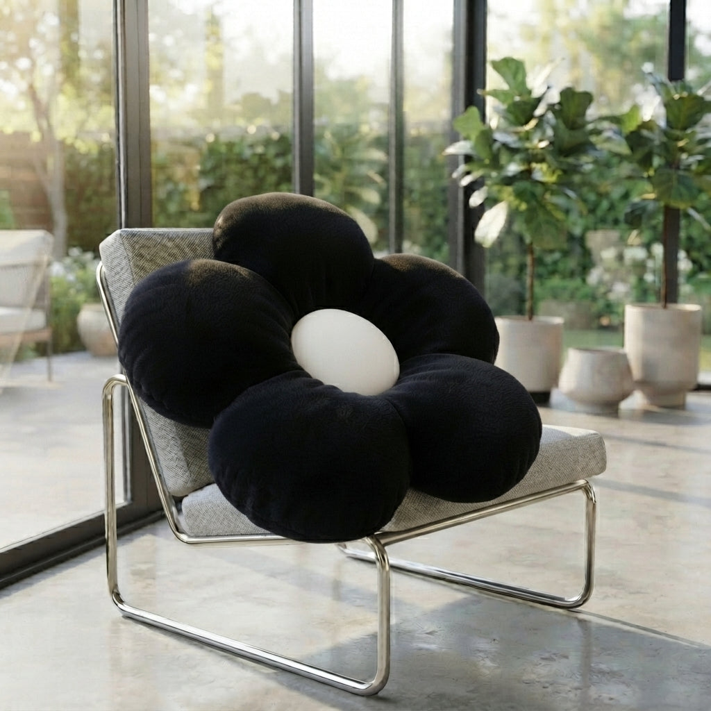 Flower Shape Plush Pillow