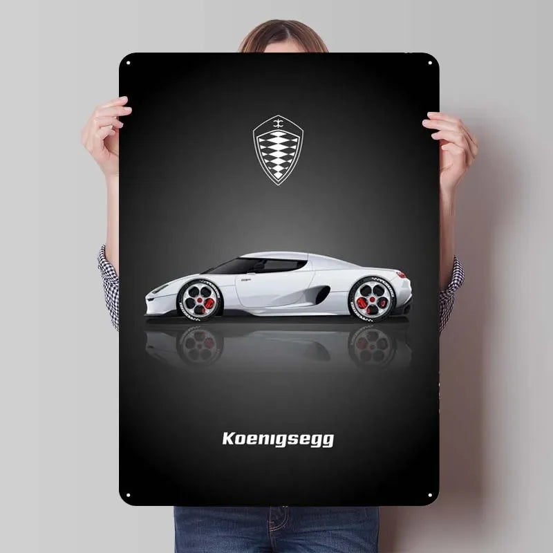 Koenigsegg Metal Posters