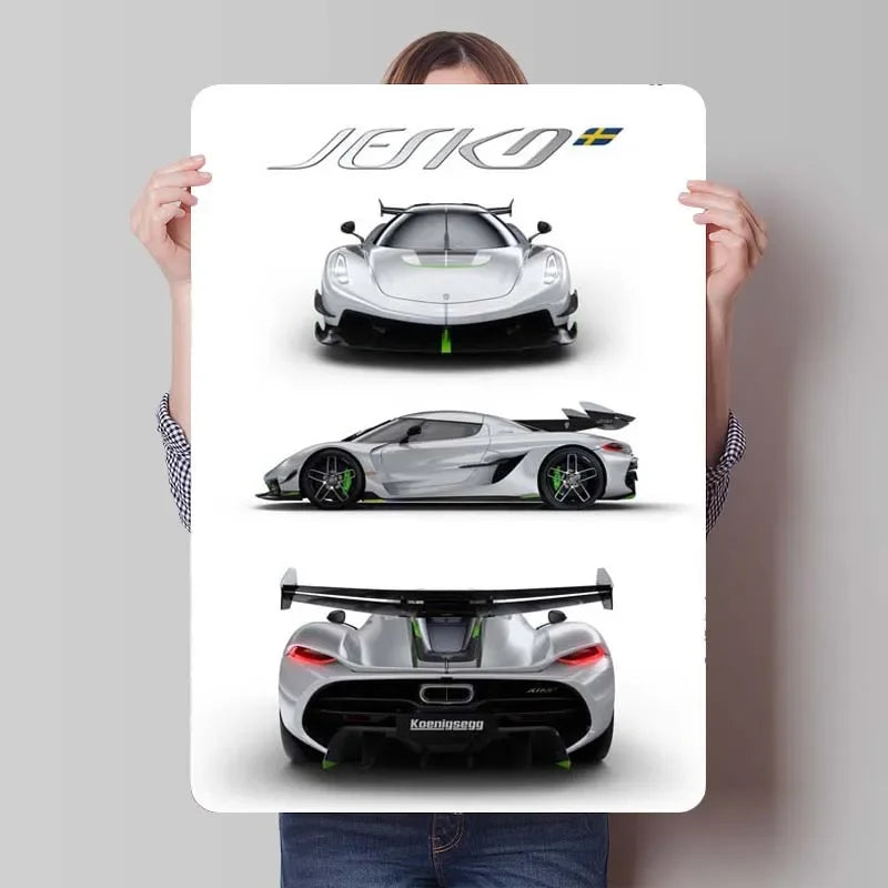 Koenigsegg Metal Posters