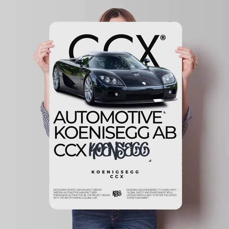 Koenigsegg Metal Posters