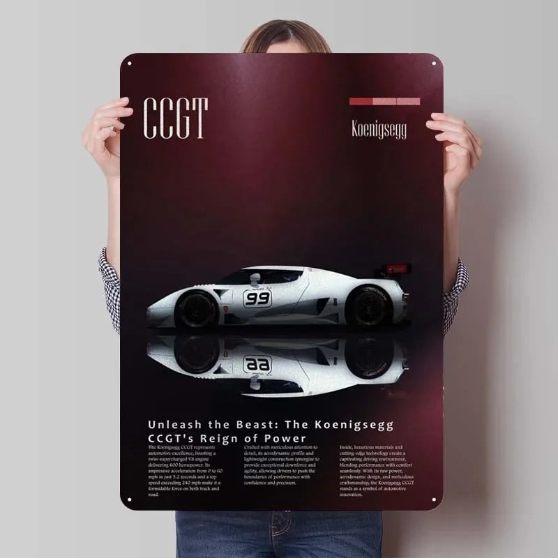 Koenigsegg Metal Posters