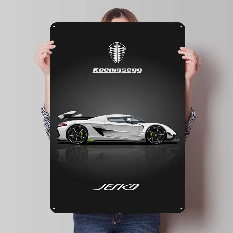 Koenigsegg Metal Posters