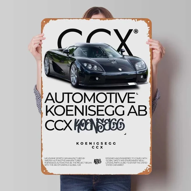 Koenigsegg Metal Posters
