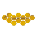 Hexagon Acrylic Mirror Wall Stickers