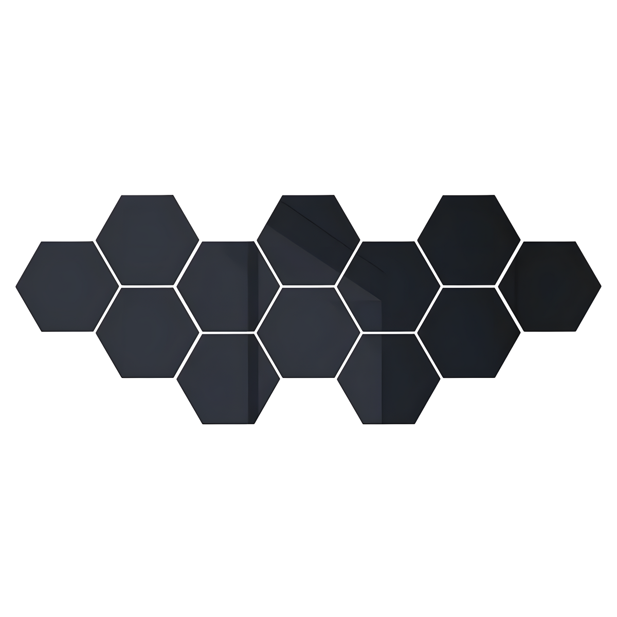 Hexagon Acrylic Mirror Wall Stickers