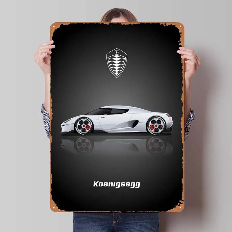 Koenigsegg Metal Posters