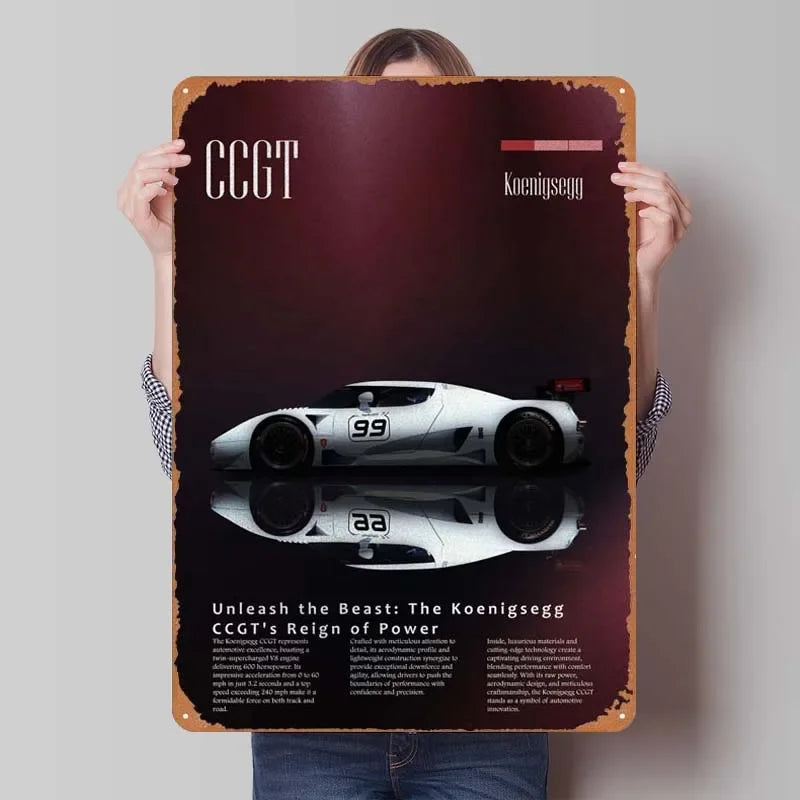Koenigsegg Metal Posters