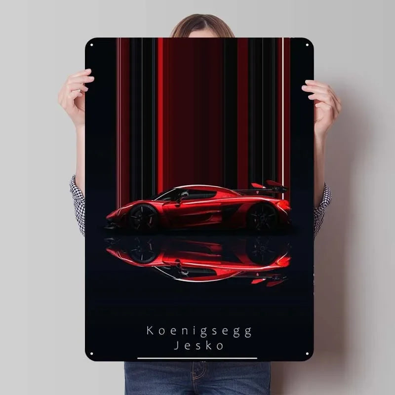 Koenigsegg Metal Posters