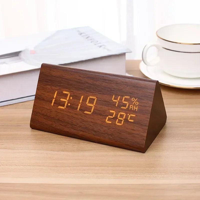 Wooden Alarm Clock