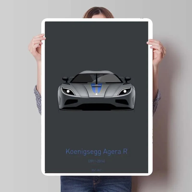 Koenigsegg Metal Posters