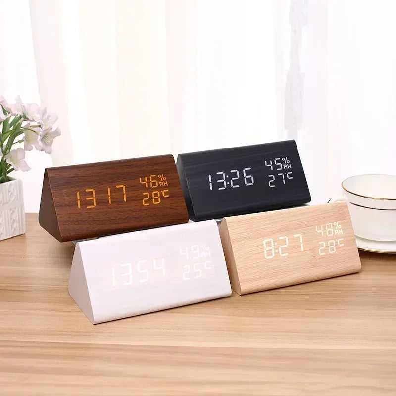 Wooden Alarm Clock